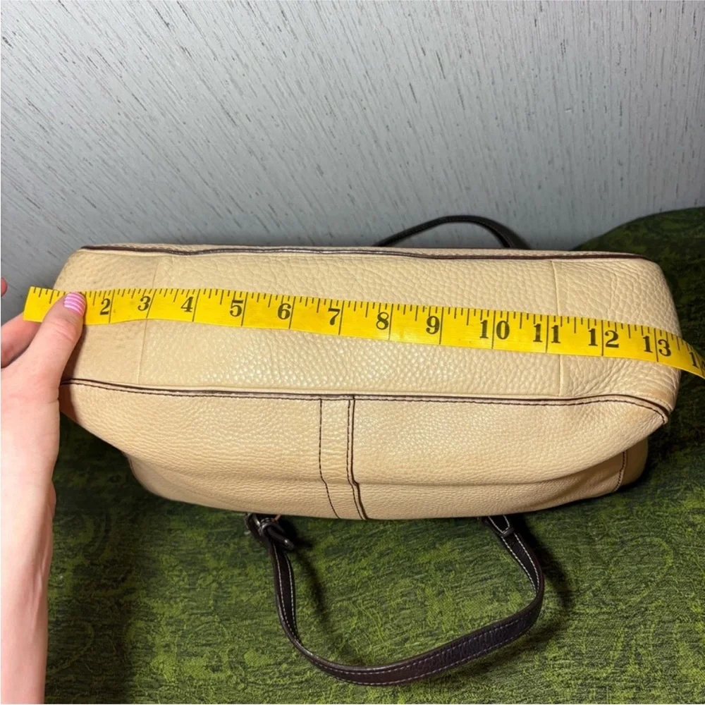 Coach purse east west Chelsea tan brown silver handbag - Picture 13 of 15